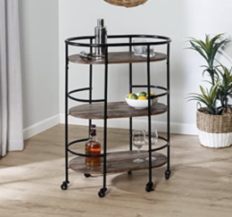 Honey Can Do 3-Tier Rolling Bar & Serving Cart just $24.99 (Reg. $125.99) at Woot